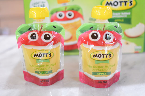 motts no sugar added applesauce pouch