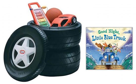 Good Night, Little Blue Truck + Racing Tire Toy Chest Giveaway