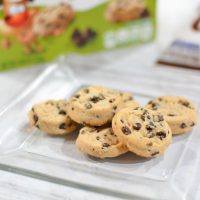 Entenmann's Mini Chocolate Chip Cookies on plate