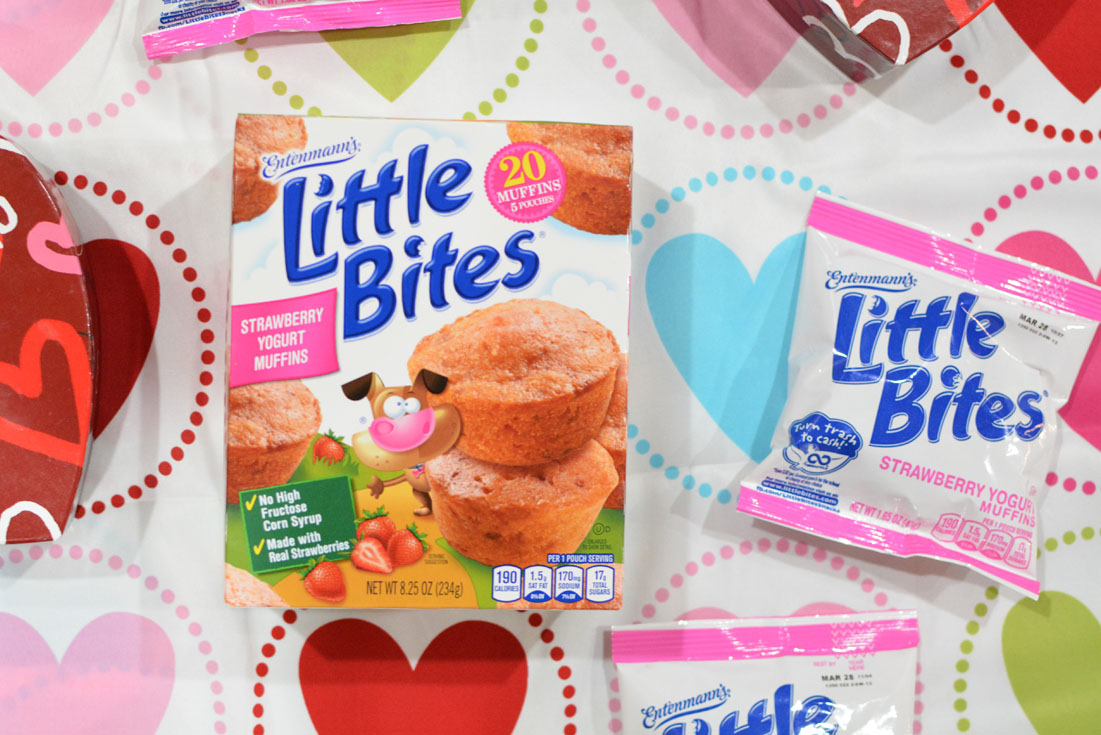 box of litle bites strawberry yogurt muffins