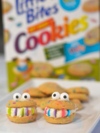 Monster Cookies with 2 Cookies and Frosting