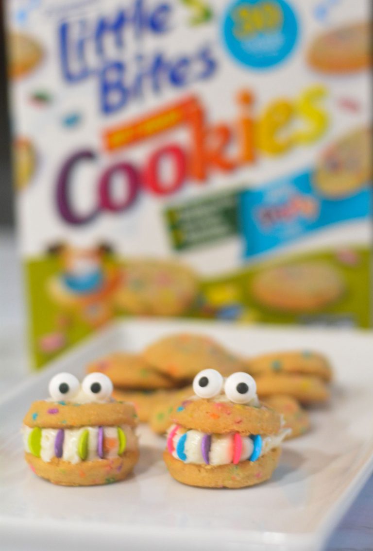 Monster Cookies with 2 Cookies and Frosting