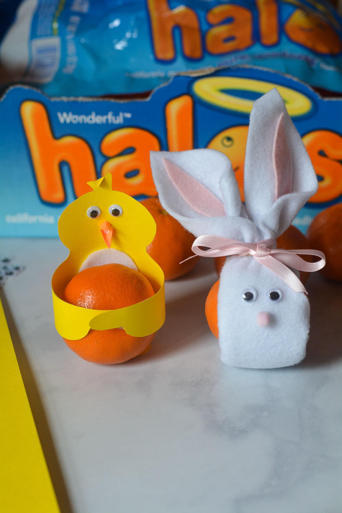 Halos Mandarins Easter Crafts