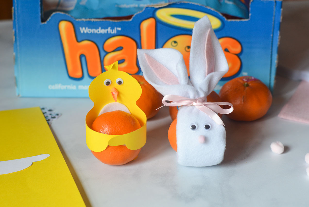 Halos Mandarins Easter Chick and Bunny