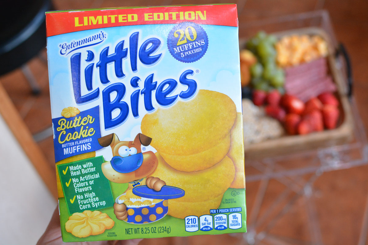 box of little bites cookie butter muffins