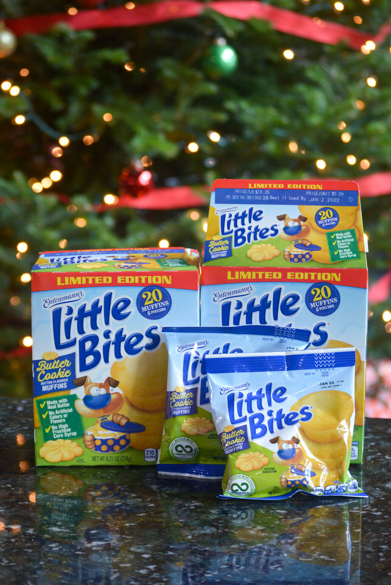 open box of little bites butter cookie muffins