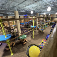 overview of ropes course great wolf lodge fitchburg