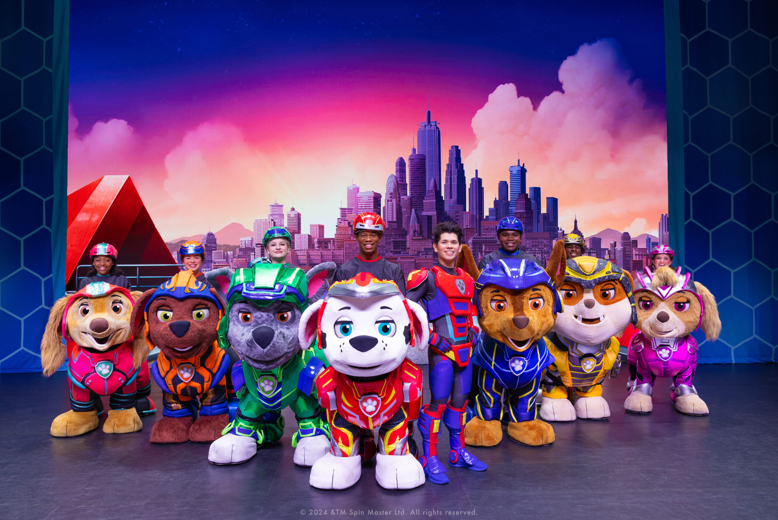 scene from Paw Patrol Live A Mighty Adventure